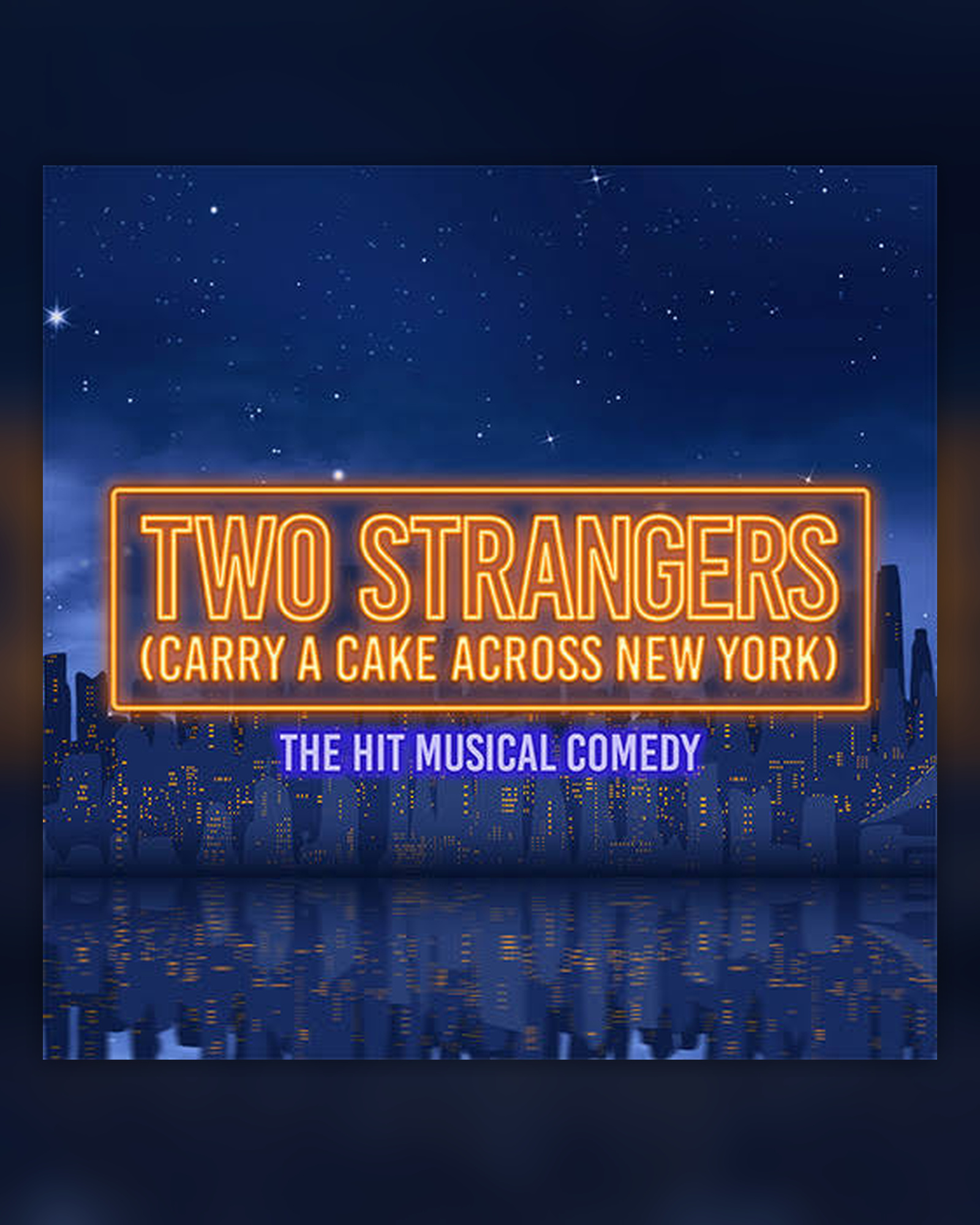 Two Strangers (Carry a Cake Across New York) official artwork